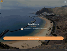 Tablet Screenshot of coral-hotels.com